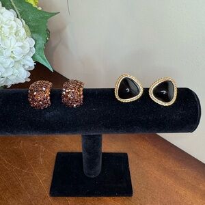 Two Sets of Vintage Clip Earrings